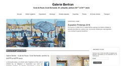 Desktop Screenshot of galeriebertran.com